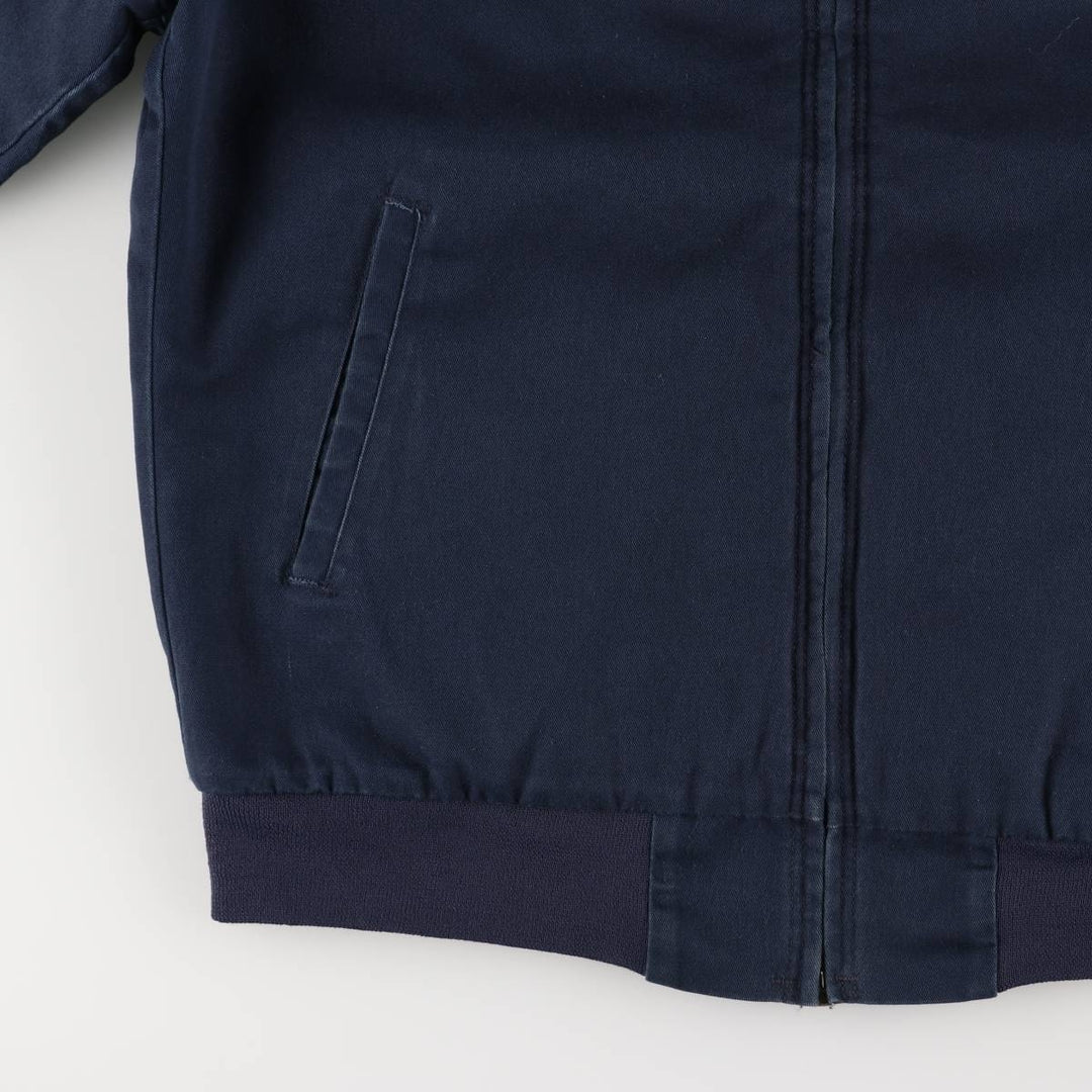 90'S - Red Kap Work Blouson, Men's Size Medium, Vintage polyester navy blue type Vintage Second Hand