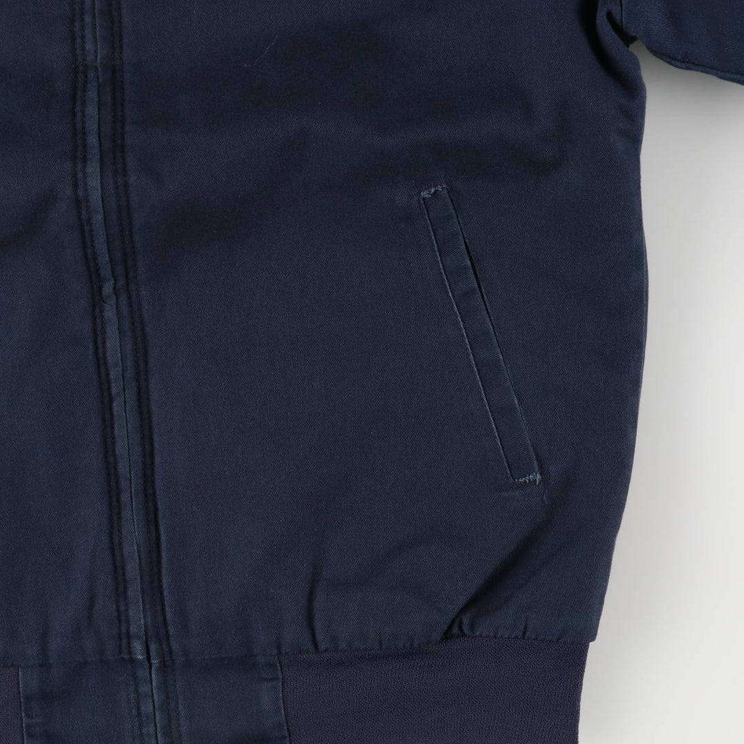 90'S - Red Kap Work Blouson, Men's Size Medium, Vintage polyester navy blue type Vintage Second Hand