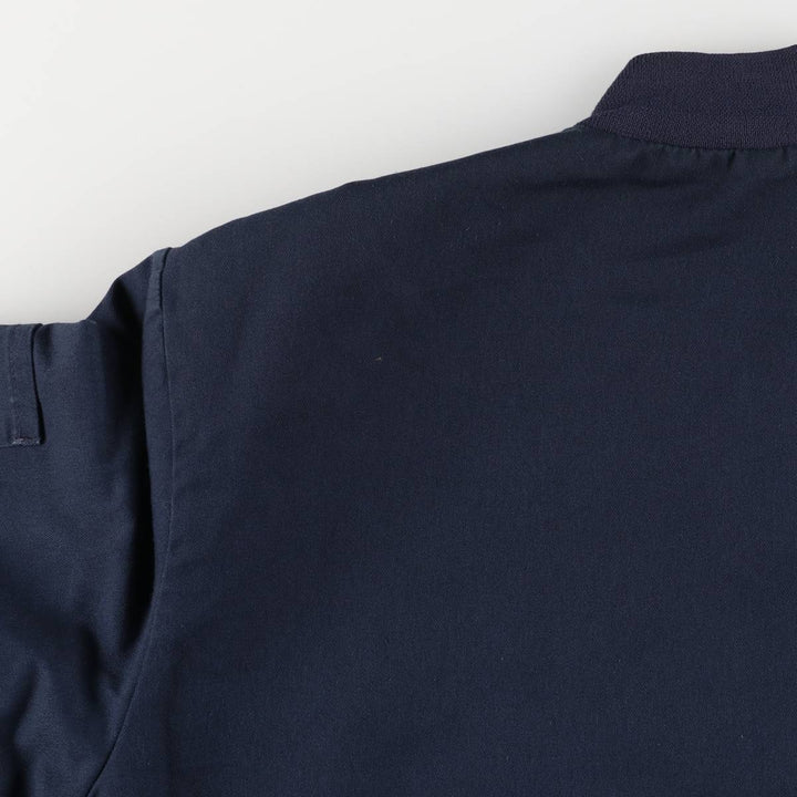 90'S - Red Kap Work Blouson, Men's Size Medium, Vintage polyester navy blue type Vintage Second Hand