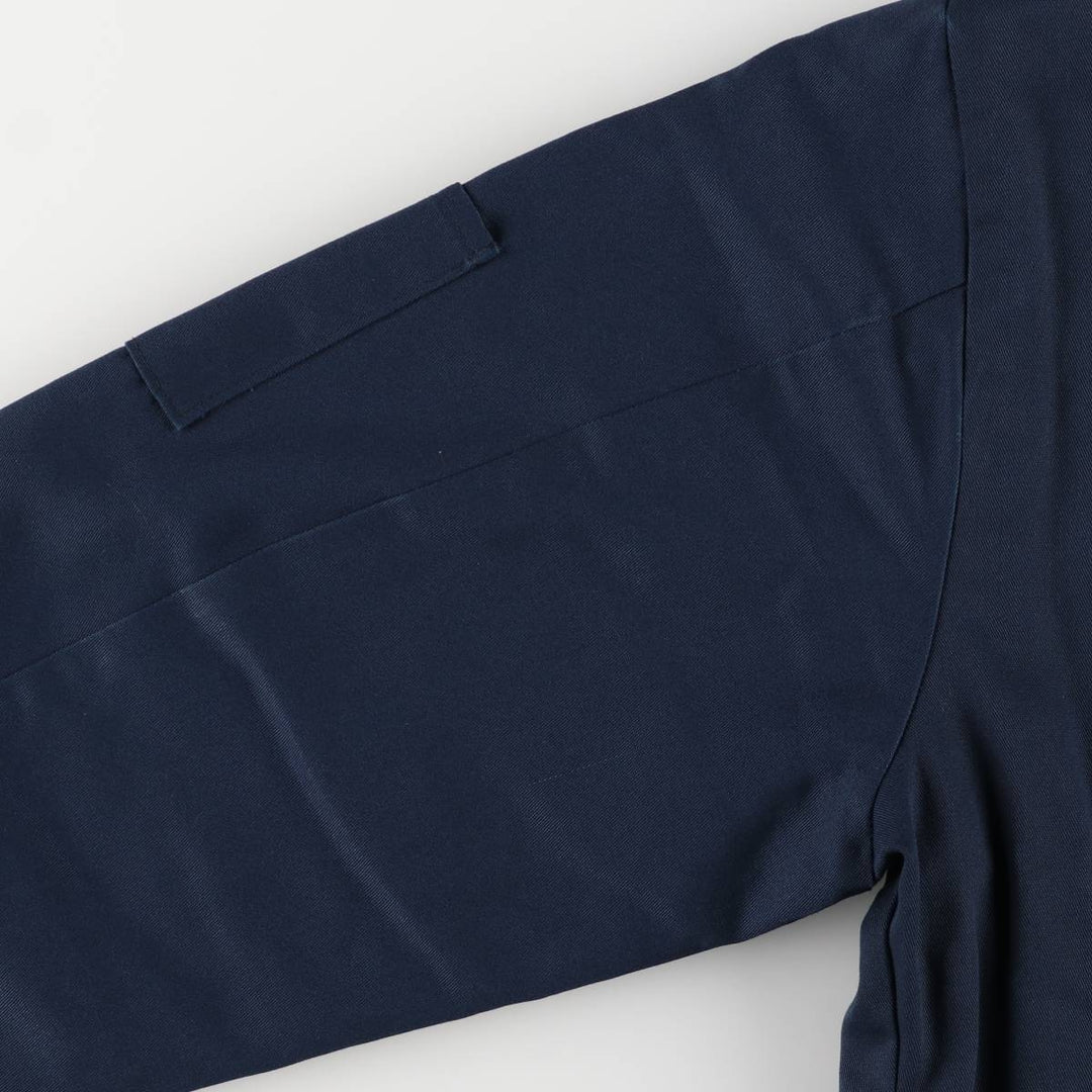 Red kap Work Jacket Men's Size L polyester navy blue type Vintage Second Hand