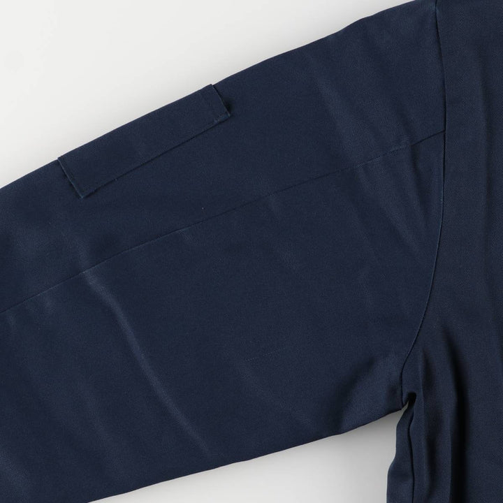 Red kap Work Jacket Men's Size L polyester navy blue type Vintage Second Hand