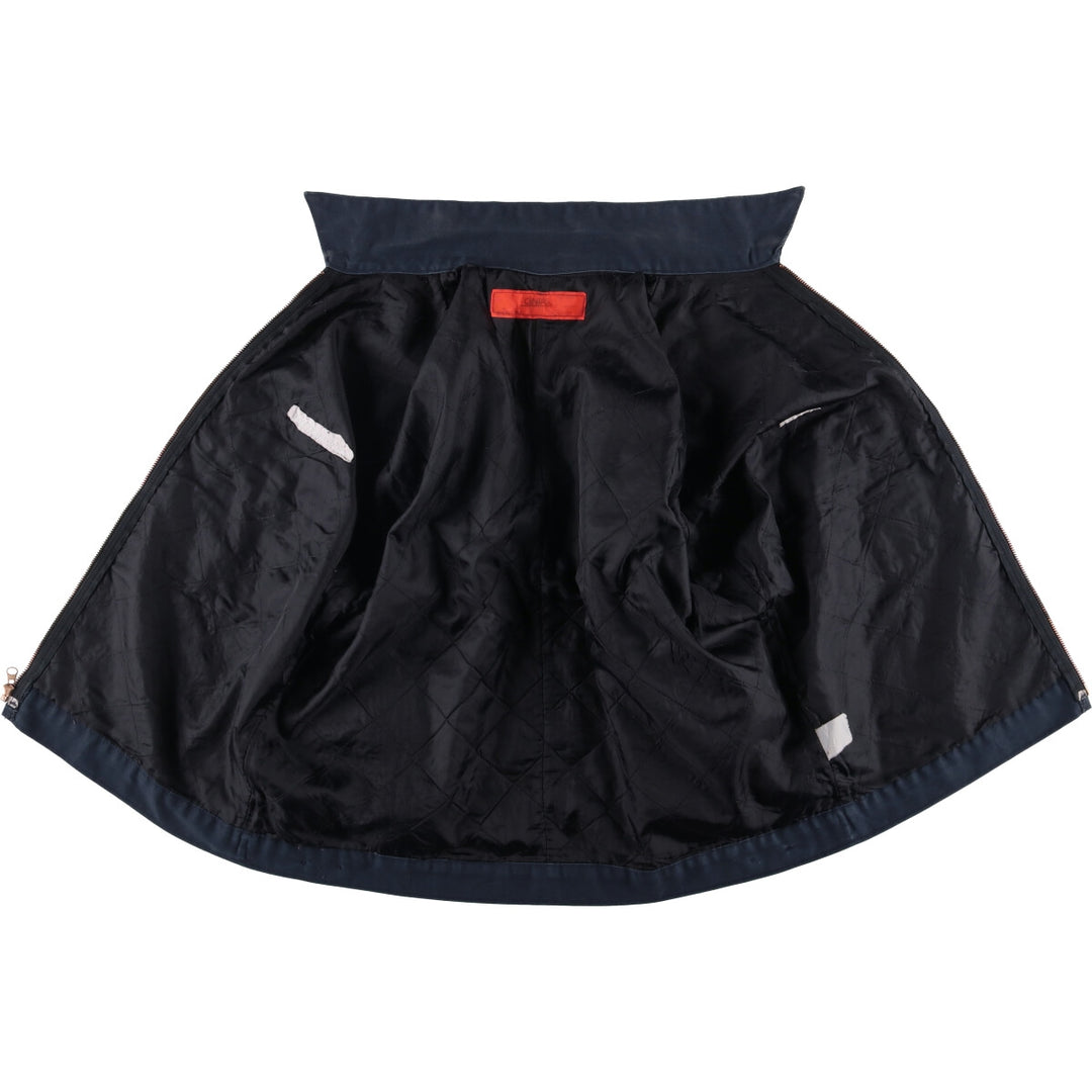 CINTAS padded work jacket, men's size L polyester navy blue type Vintage Second Hand