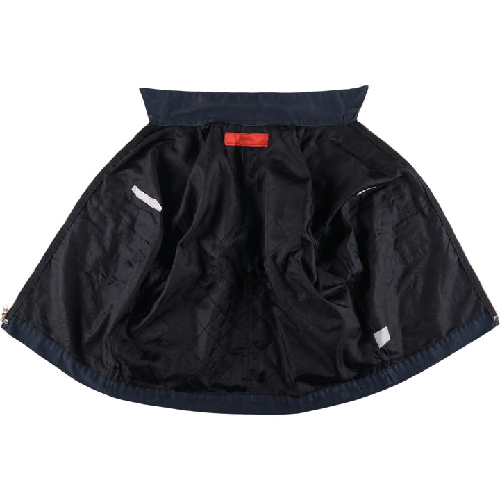 CINTAS padded work jacket, men's size L polyester navy blue type Vintage Second Hand