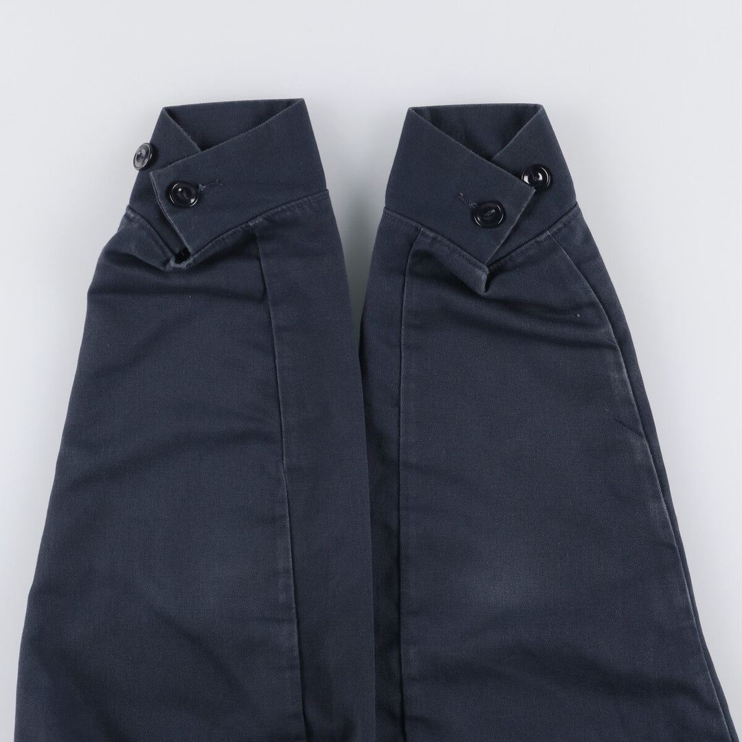 CINTAS padded work jacket, men's size L polyester navy blue type Vintage Second Hand