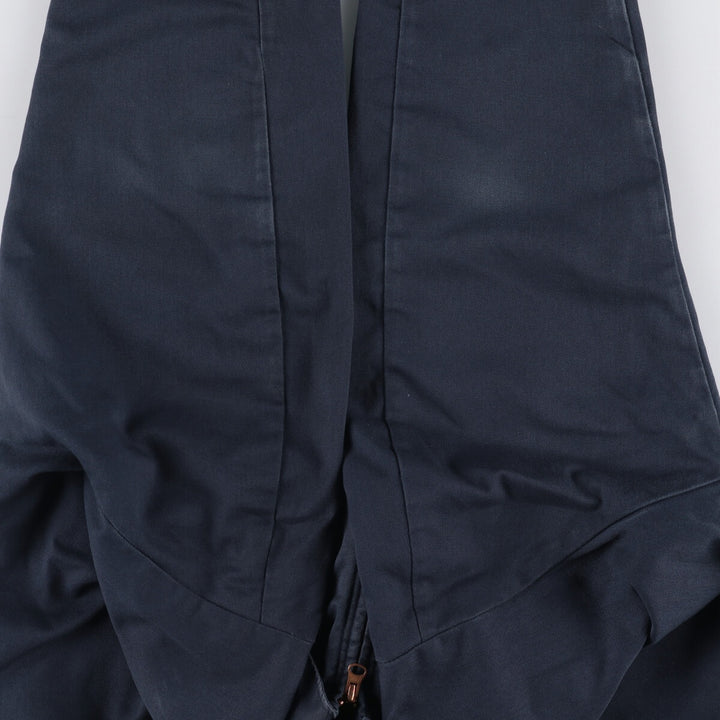 CINTAS padded work jacket, men's size L polyester navy blue type Vintage Second Hand