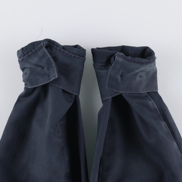 CINTAS padded work jacket, men's size L polyester navy blue type Vintage Second Hand