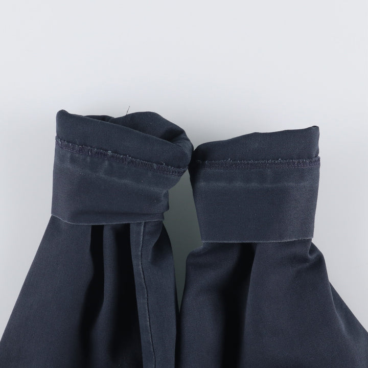 CINTAS padded work jacket, men's size L polyester navy blue type Vintage Second Hand