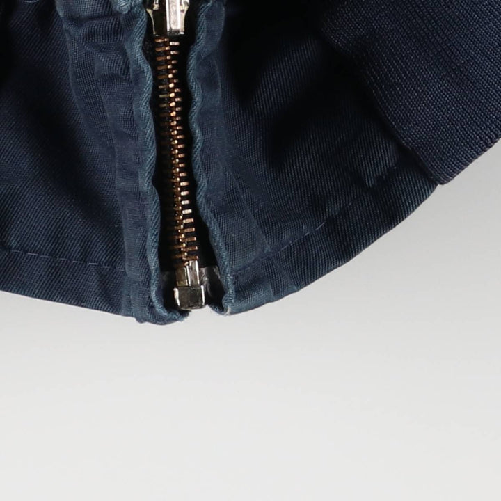 CINTAS Work Blouson, Made in USA, Men's Size L polyester navy blue type Vintage Second Hand