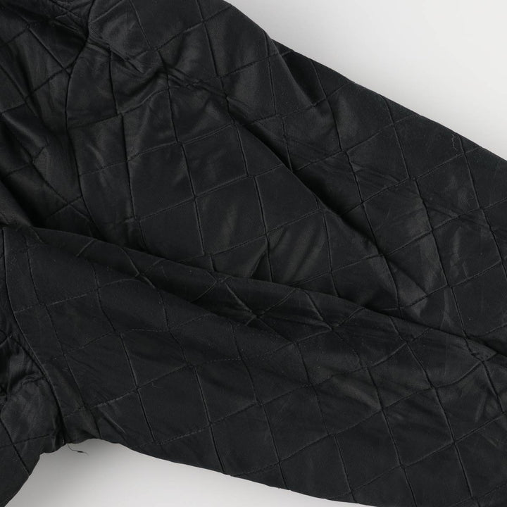 CINTAS Work Blouson, Made in USA, Men's Size L polyester navy blue type Vintage Second Hand