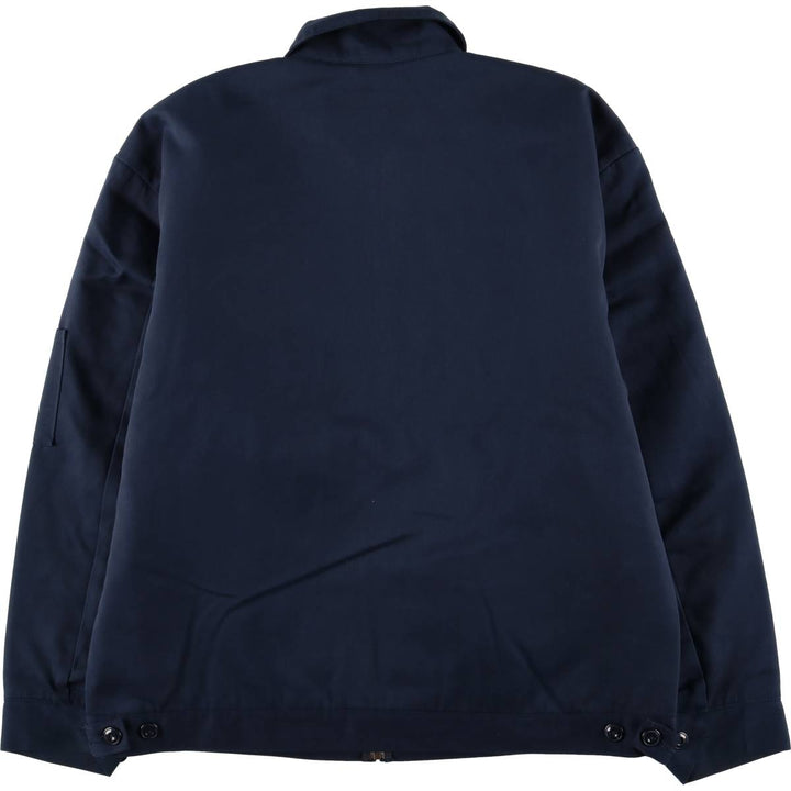 Red kap Work Jacket Men's Size L polyester navy blue type Vintage Second Hand