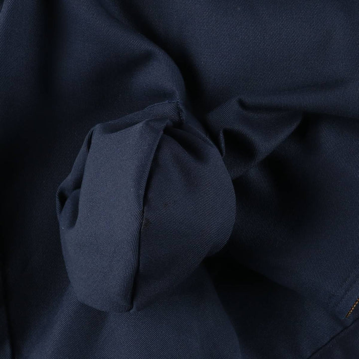 Red kap Work Jacket Men's Size L polyester navy blue type Vintage Second Hand