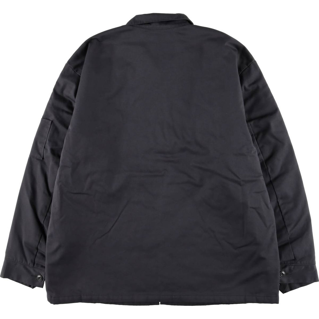 90'S Red Kap Work Jacket, Men's XL, Vintage polyester Charcoal Vintage Second Hand