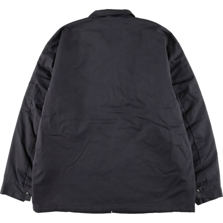 90'S Red Kap Work Jacket, Men's XL, Vintage polyester Charcoal Vintage Second Hand