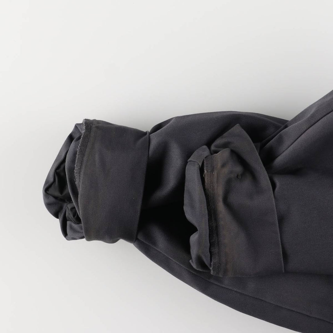 90'S Red Kap Work Jacket, Men's XL, Vintage polyester Charcoal Vintage Second Hand