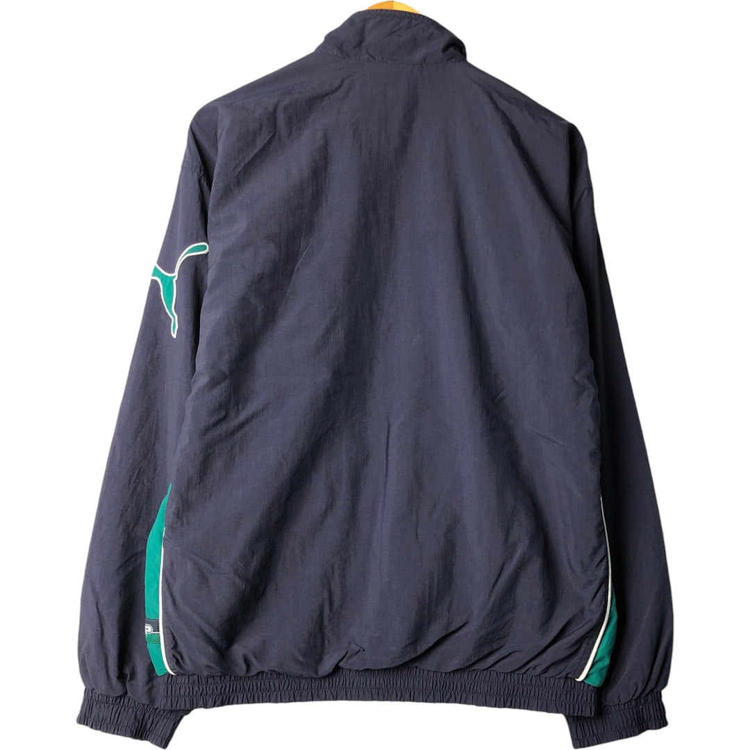 90'S Puma windbreaker, men's size small, vintage unclear navy blue type Vintage Second Hand