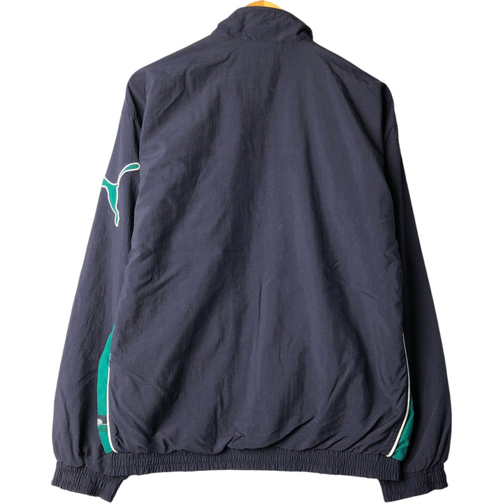 90'S Puma windbreaker, men's size small, vintage unclear navy blue type Vintage Second Hand
