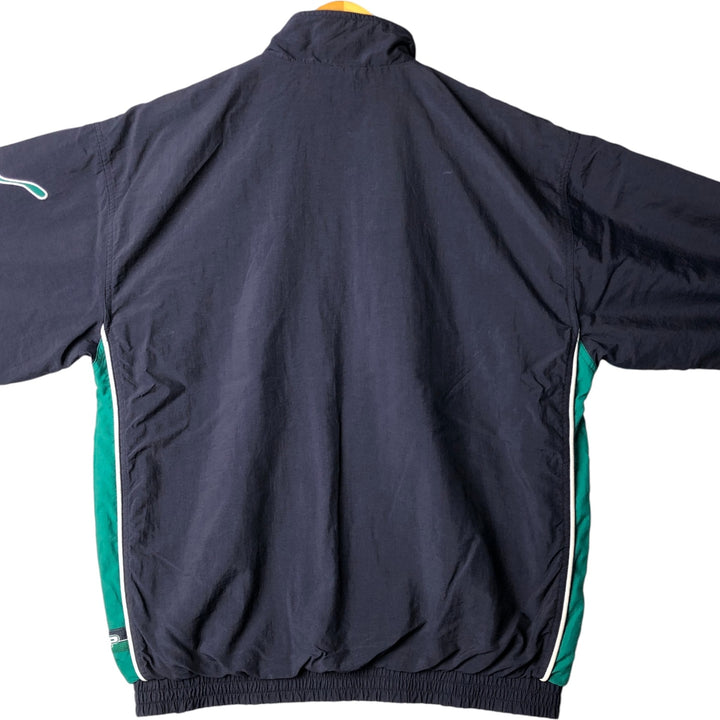 90'S Puma windbreaker, men's size small, vintage unclear navy blue type Vintage Second Hand