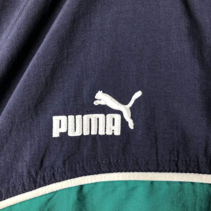 90'S Puma windbreaker, men's size small, vintage unclear navy blue type Vintage Second Hand