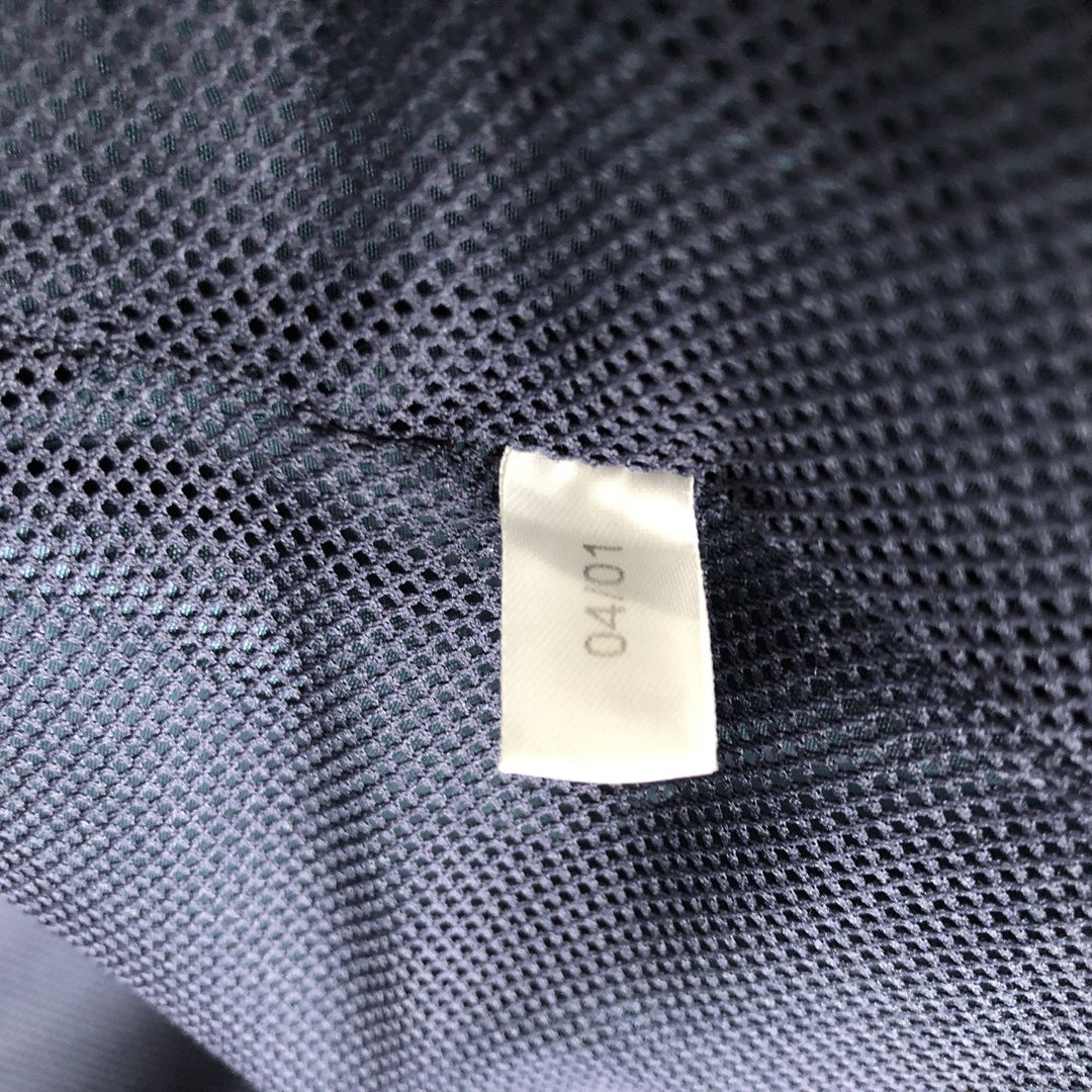 00'S adidas windbreaker men's XL size polyester turquoise blue Vintage Second Hand