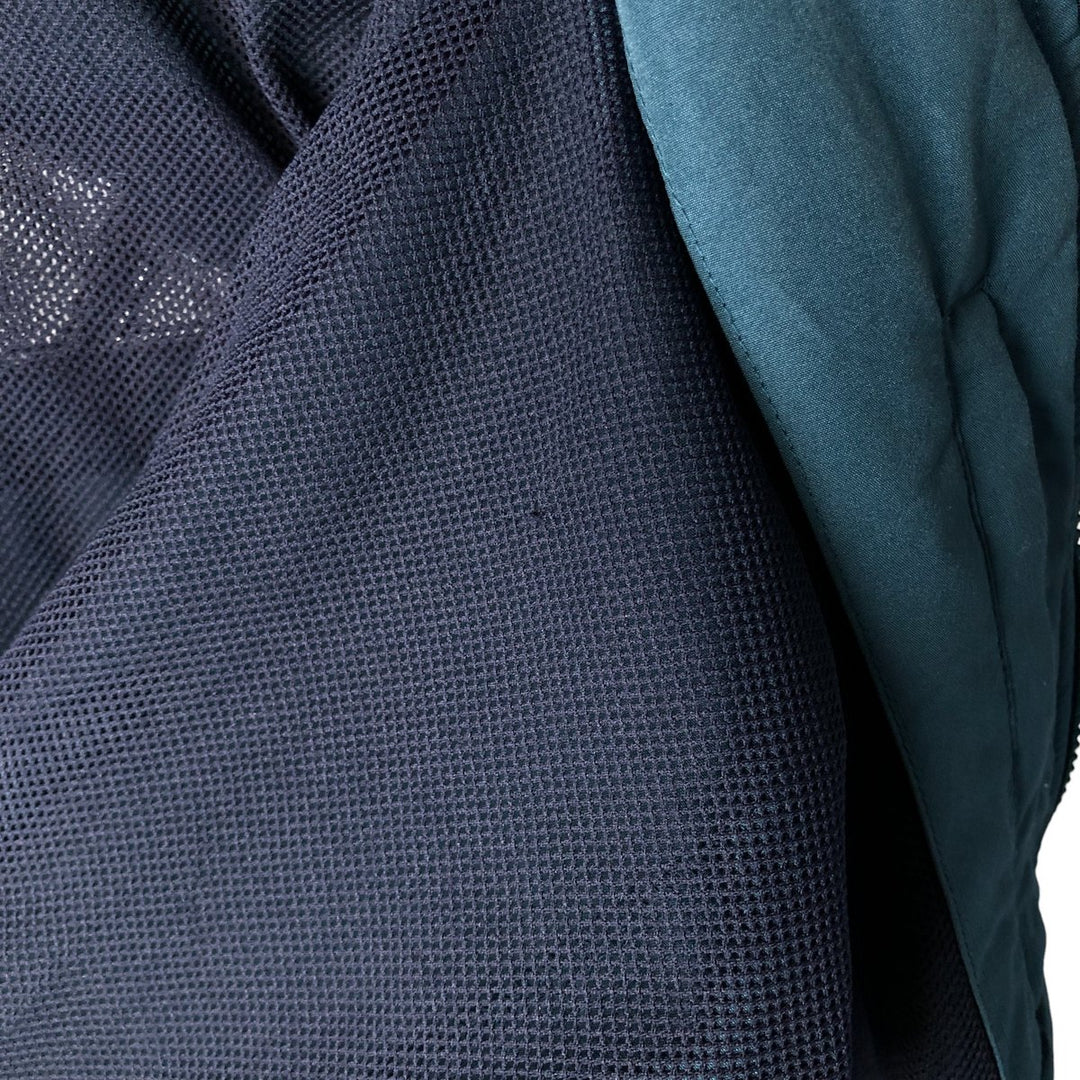 00'S adidas windbreaker men's XL size polyester turquoise blue Vintage Second Hand