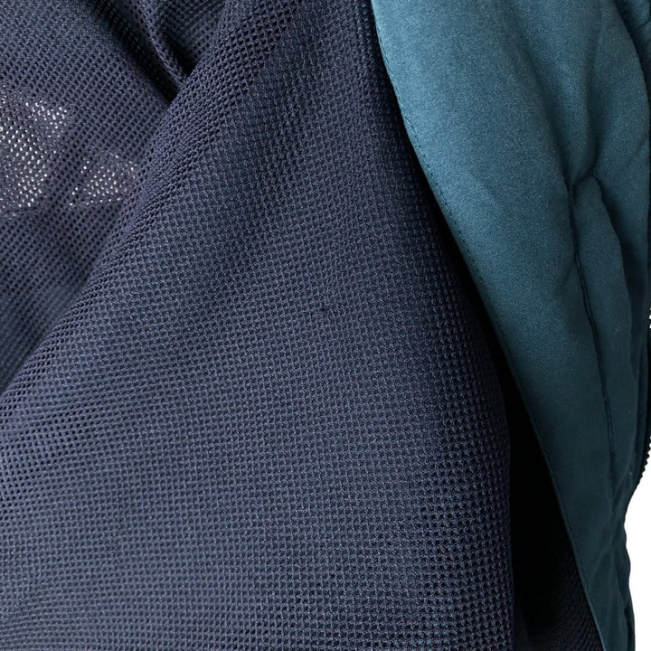 00'S adidas windbreaker men's XL size polyester turquoise blue Vintage Second Hand