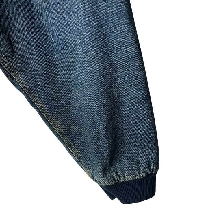 Vintage 90'S Lee padded denim hoodie, men's size XL others blue type Vintage Second Hand