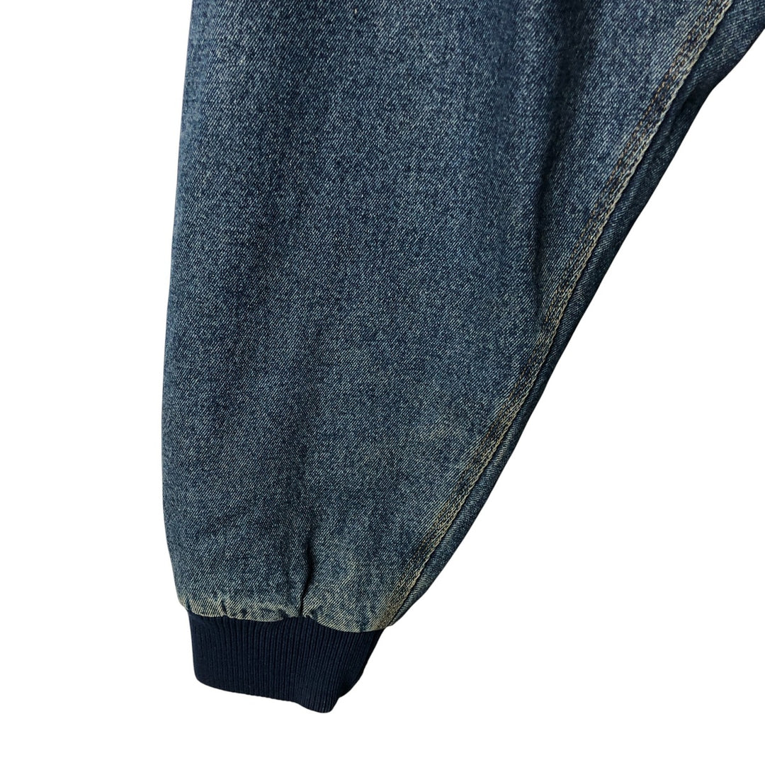 Vintage 90'S Lee padded denim hoodie, men's size XL others blue type Vintage Second Hand