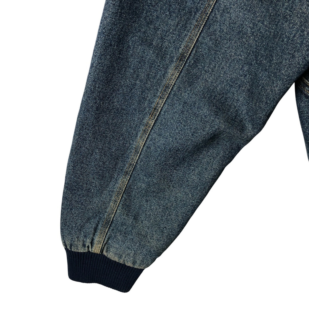 Vintage 90'S Lee padded denim hoodie, men's size XL others blue type Vintage Second Hand