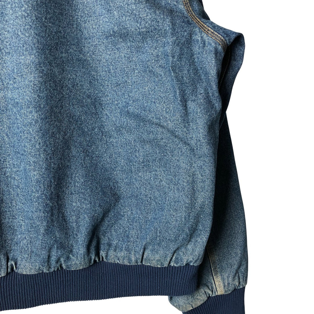 Vintage 90'S Lee padded denim hoodie, men's size XL others blue type Vintage Second Hand