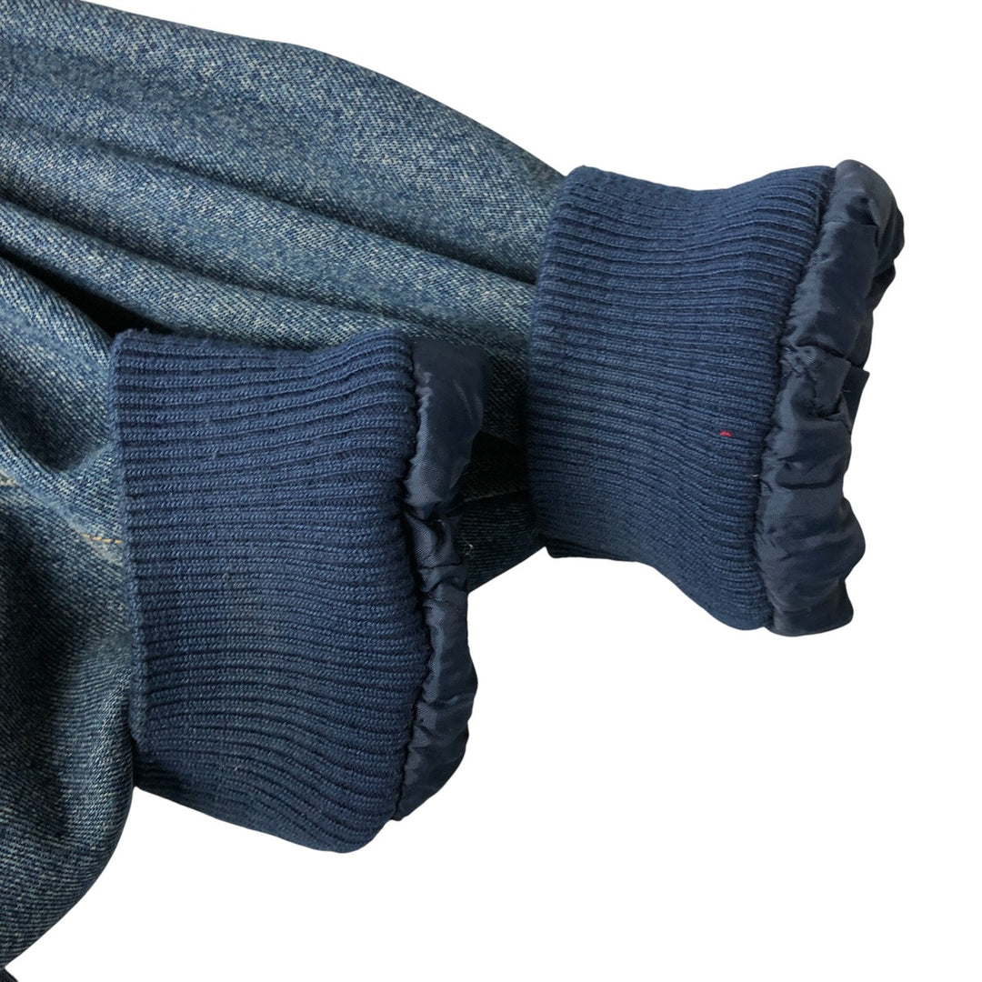 Vintage 90'S Lee padded denim hoodie, men's size XL others blue type Vintage Second Hand