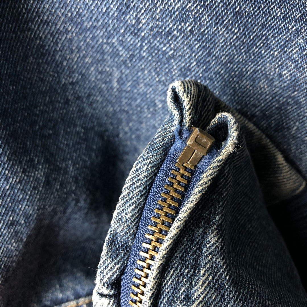 Vintage 90'S Lee padded denim hoodie, men's size XL others blue type Vintage Second Hand