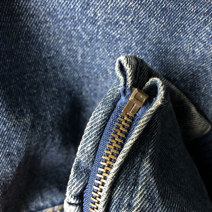 Vintage 90'S Lee padded denim hoodie, men's size XL others blue type Vintage Second Hand