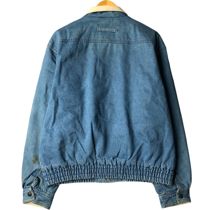 90'S Levi's padded denim jacket, men's size L, vintage cotton blue type Vintage Second Hand