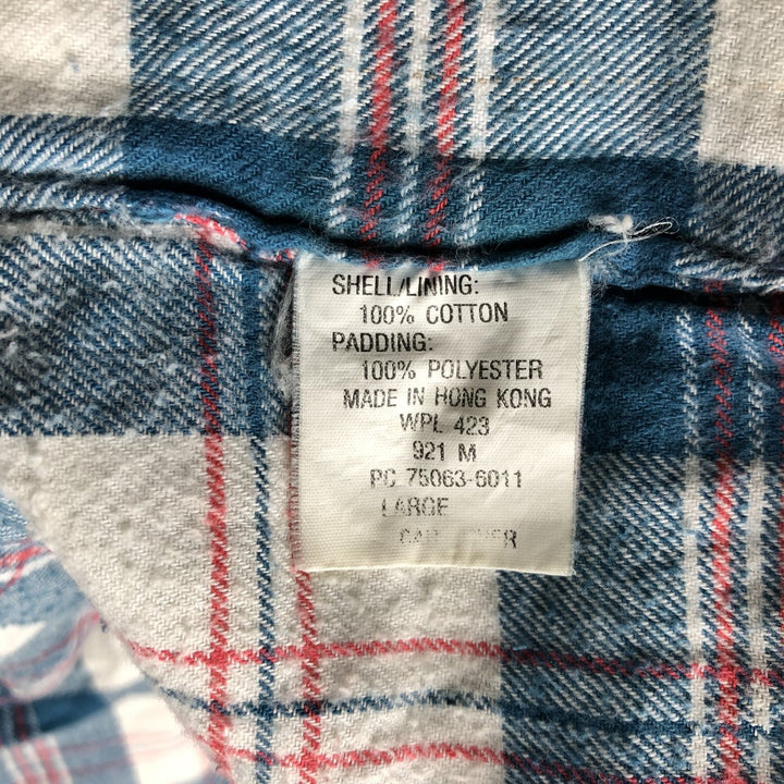 90'S Levi's padded denim jacket, men's size L, vintage cotton blue type Vintage Second Hand