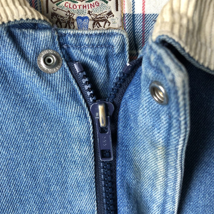 90'S Levi's padded denim jacket, men's size L, vintage cotton blue type Vintage Second Hand