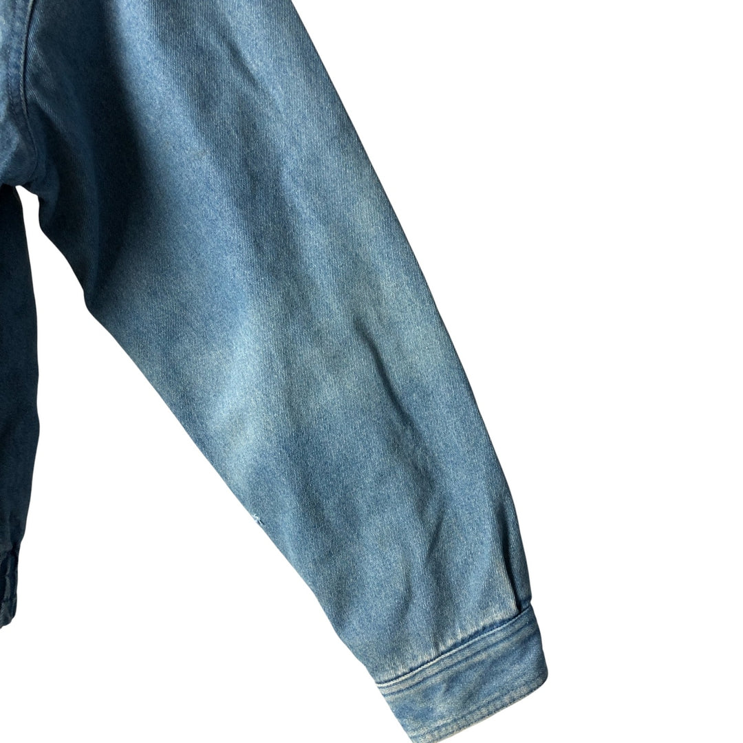 90'S Levi's padded denim jacket, men's size L, vintage cotton blue type Vintage Second Hand