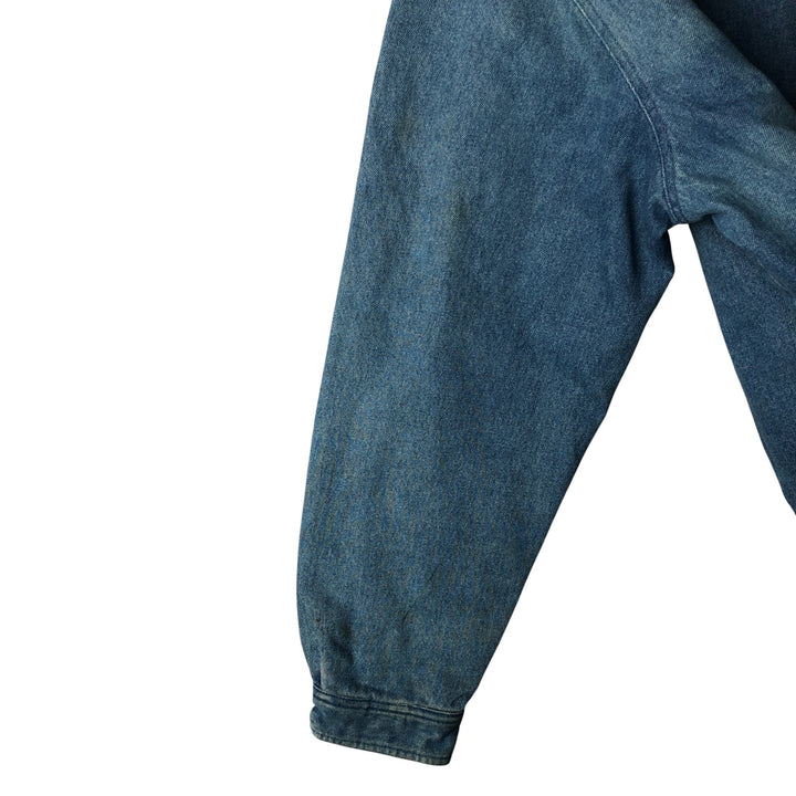 90'S Levi's padded denim jacket, men's size L, vintage cotton blue type Vintage Second Hand