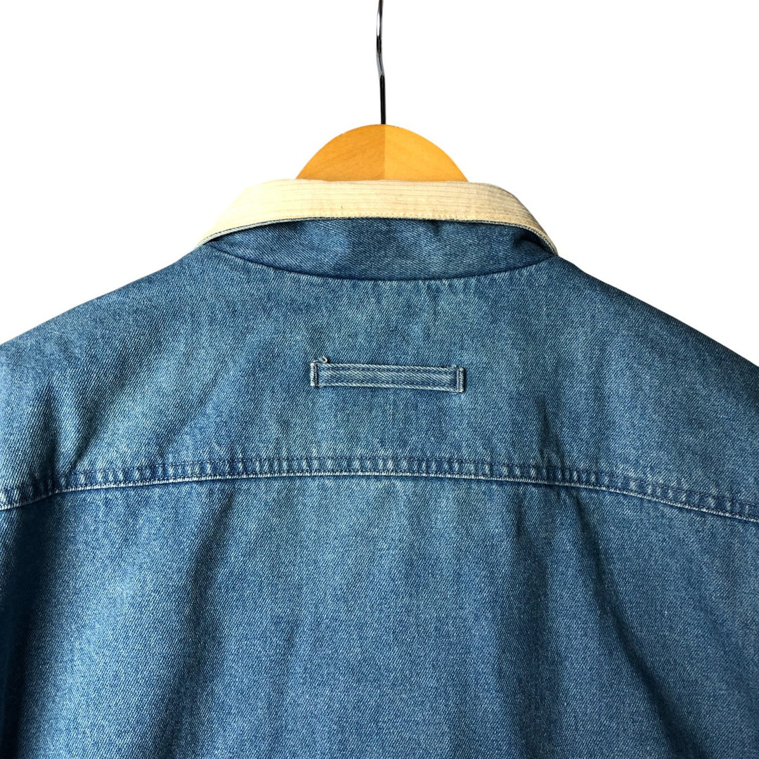 90'S Levi's padded denim jacket, men's size L, vintage cotton blue type Vintage Second Hand