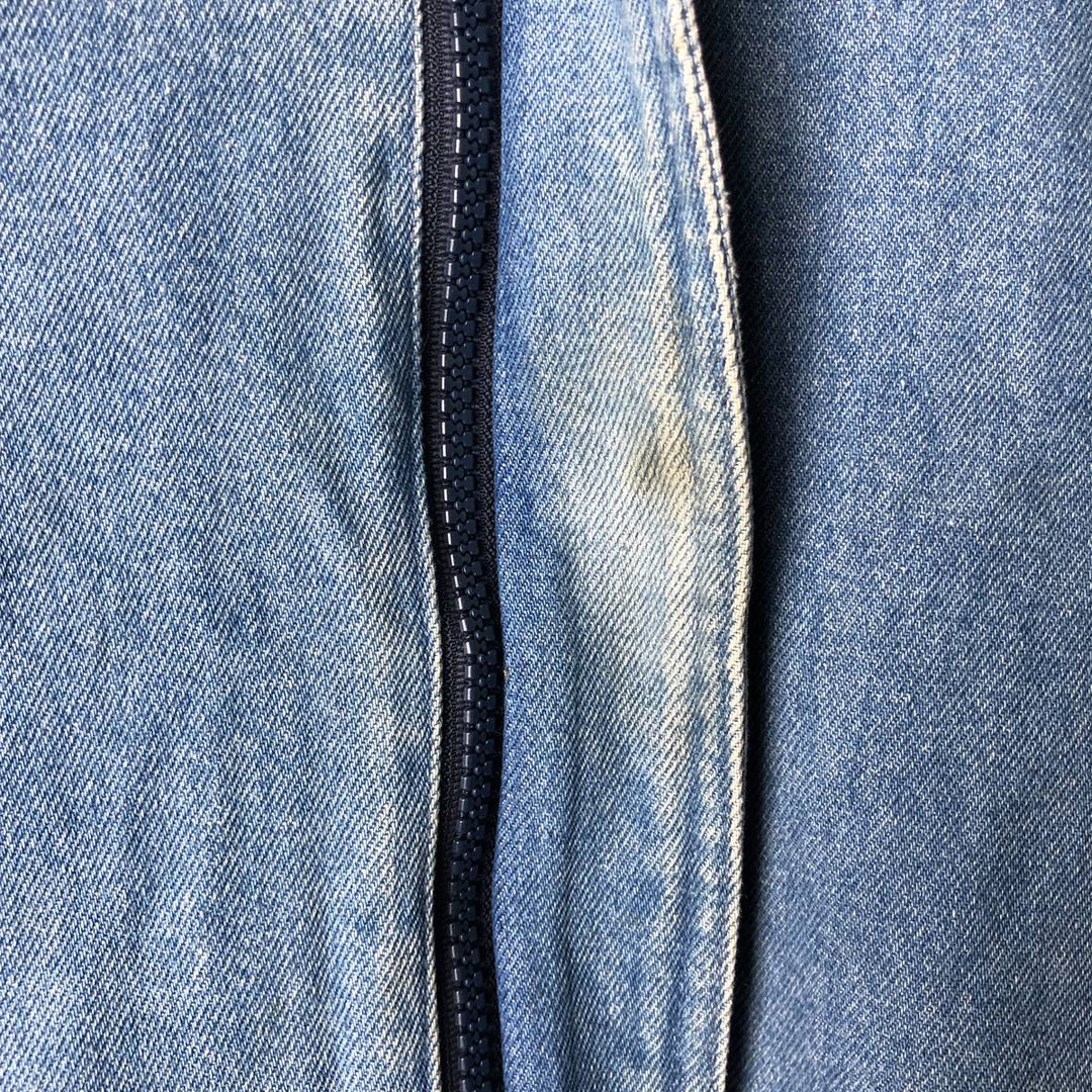 90'S Levi's padded denim jacket, men's size L, vintage cotton blue type Vintage Second Hand