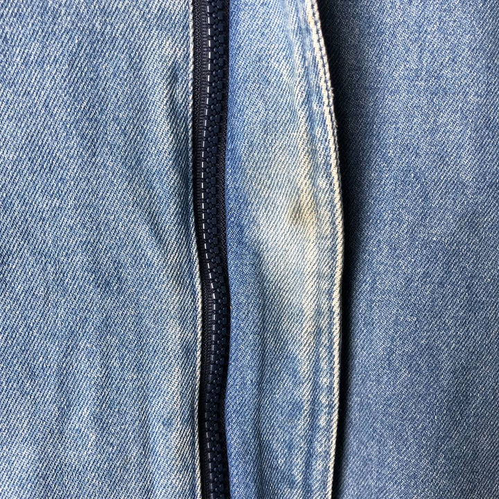 90'S Levi's padded denim jacket, men's size L, vintage cotton blue type Vintage Second Hand