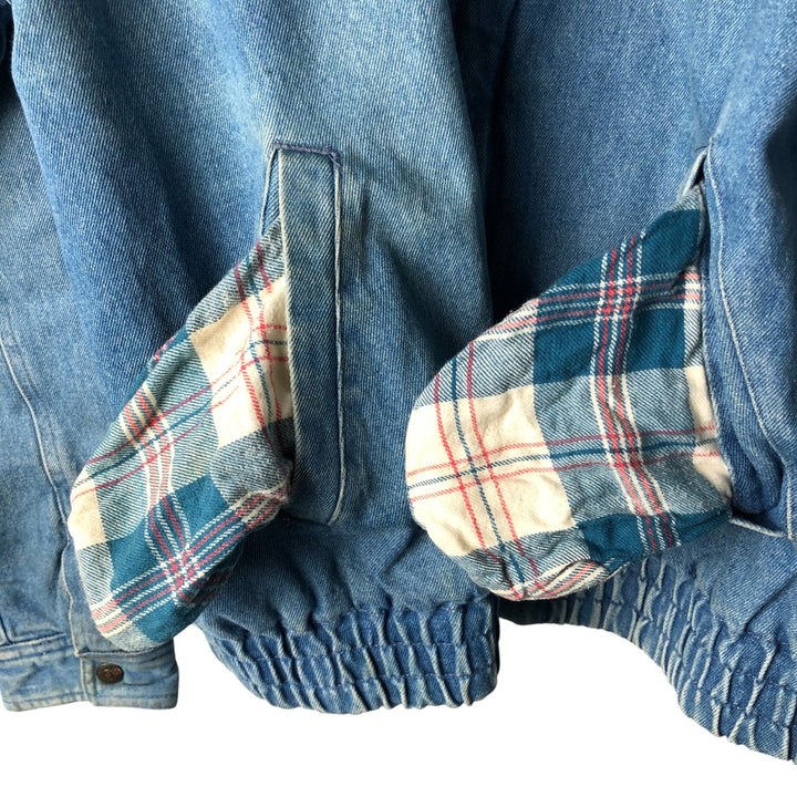 90'S Levi's padded denim jacket, men's size L, vintage cotton blue type Vintage Second Hand