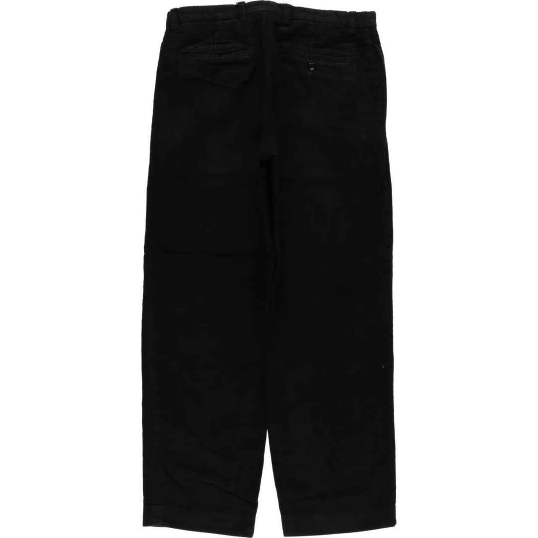 Banana Republic Gavin Peach Skin Tapered Pants, Men's, Size W31 cotton black type Vintage Second Hand
