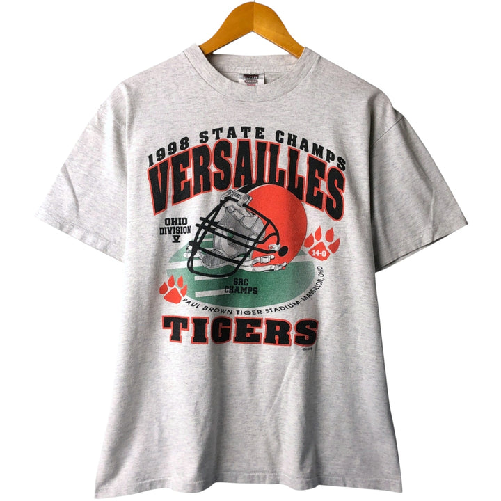 POWER PRO by ONEITA MLB DETROIT TIGERS Sports Print T-Shirt, Men's, Size L, Vintage cotton white type Vintage Second Hand