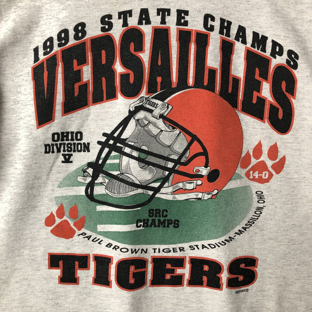 POWER PRO by ONEITA MLB DETROIT TIGERS Sports Print T-Shirt, Men's, Size L, Vintage cotton white type Vintage Second Hand