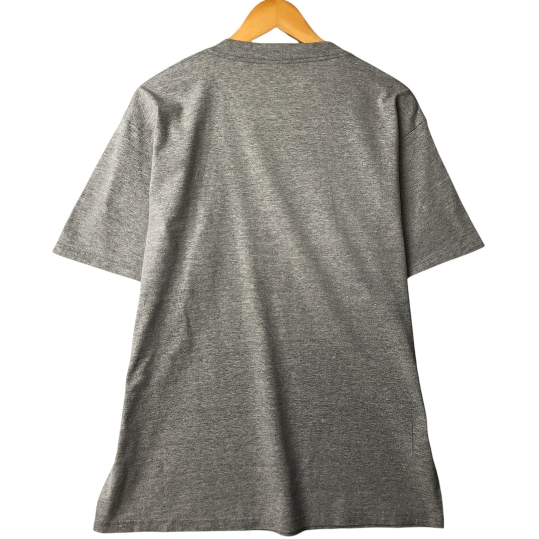 NFL NEW YORK GIANTS New York Giants Logo Print T-Shirt, Men's Size L cotton gray type Vintage Second Hand