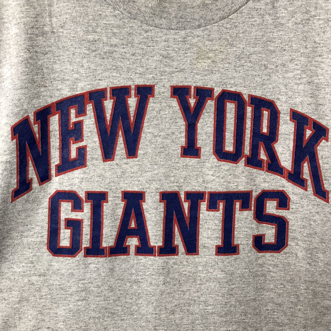 NFL NEW YORK GIANTS New York Giants Logo Print T-Shirt, Men's Size L cotton gray type Vintage Second Hand