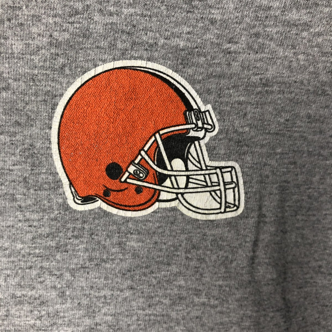 Reebok NFL Cleveland Browns Sports Print T-Shirt, Men's Size Medium cotton gray type Vintage Second Hand