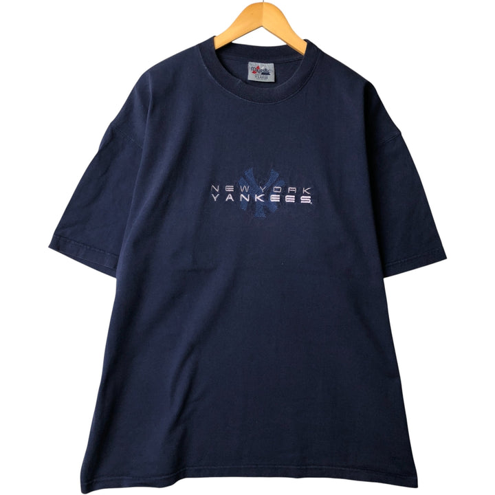 Vintage 90'S Majestic MLB New York Yankees Sports Print T-Shirt, Men's Size XL cotton navy blue type Vintage Second Hand
