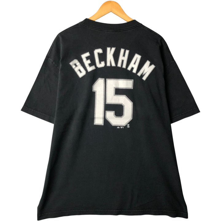 2000'S Majestic MLB Chicago White Sox Sports Print T-Shirt, Men's XXL unclear black type Vintage Second Hand