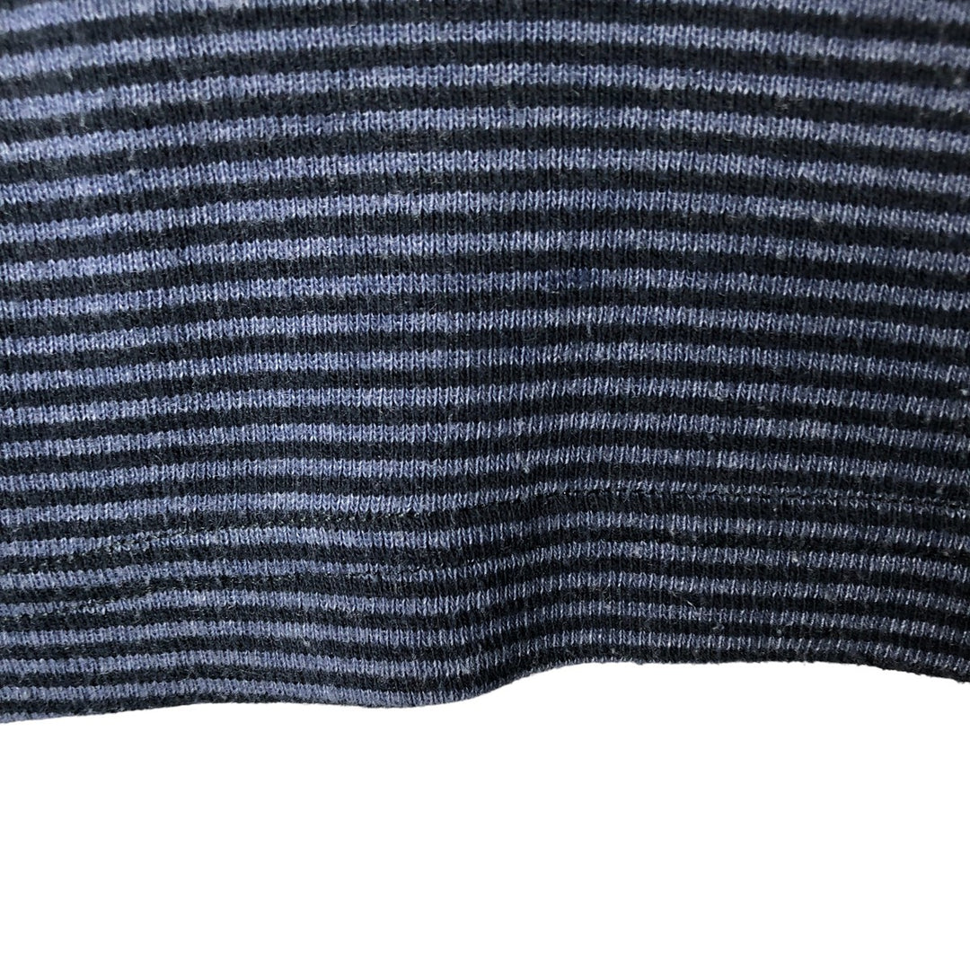 90'S Calvin Klein Jeans Striped Ringer T-shirt, Men's Size L, Vintage cotton Charcoal Vintage Second Hand